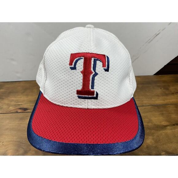 Vintage Texas Rangers Hat Cap Snap Back Mens MLB Baseball Drew Pearson White - Picture 2 of 8